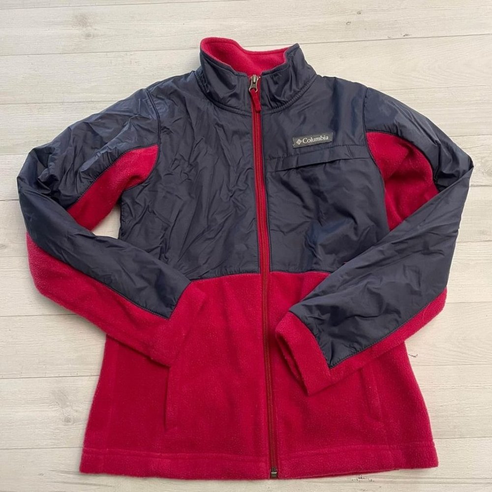 columbia girls fleece jacket medium‎ 10/12